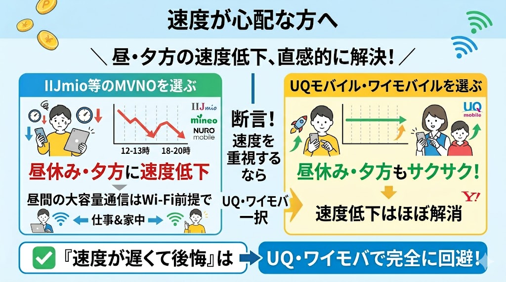 速度が遅くて後悔するならこのSIM