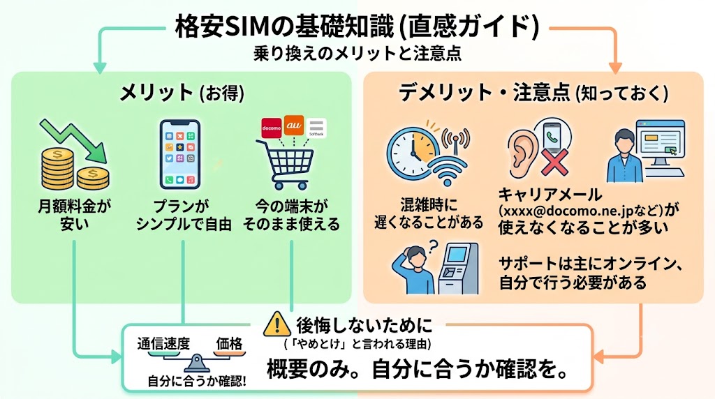 格安SIMの基礎知識